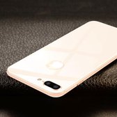 Baseus voor iPhone 8 Plus 4D Arc Edge gehard glasbeschermer Achterschermfilm (goud)