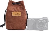 SCCOTTON Liner Schokbestendige digitale bescherming Draagbare SLR-lenstas Micro-enkele cameratas Vierkant Bruin S