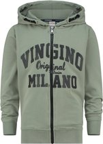 Vingino Vest Milano Jongens Katoen/polyester Legergroen Maat 98