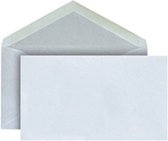 Enveloppe bancaire 110 x 220 mm blanc gg / boîte 500 pièces 80 grammes