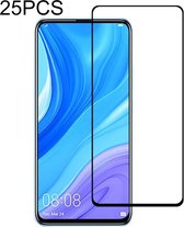 25 PCS 9H Oppervlaktehardheid 2.5D Volledige lijm Volledig scherm Gehard glasfilm voor Huawei Y9s