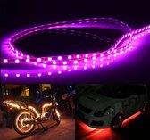 5 STUKS Flow Style 45 LED 3528 SMD Waterdichte flexibele autostrooklamp voor autodecoratie, DC 12V, lengte: 45cm