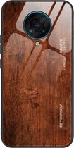 Voor Xiaomi Redmi K30 Pro houtnerfglas beschermhoes (M02)