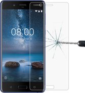 0.26mm 9H 2.5D gehard glasfilm voor Nokia 8