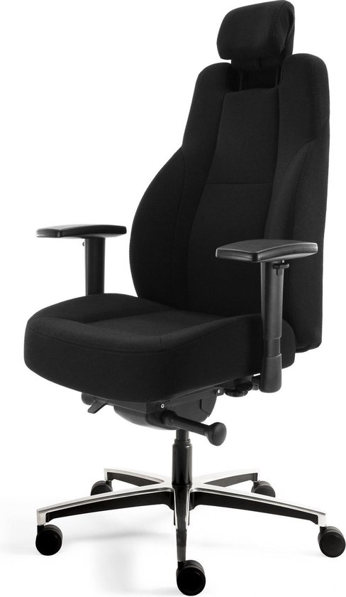 My Workroom - Royal Day 24-Hour Chair - Chaise de bureau - Ergonomique -  24/7 - Zwart | bol.com