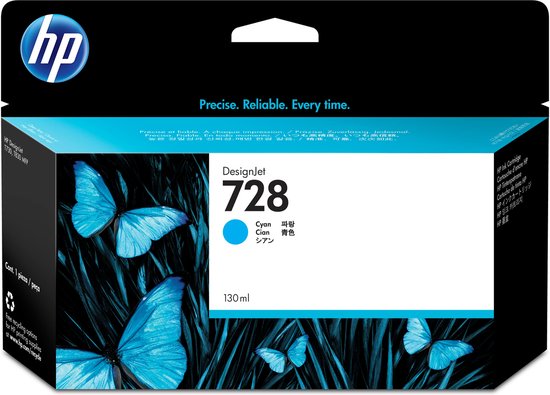 Foto: Original ink cartridge hp 728 cyan