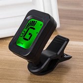 JT-03 Clip Type Universal String Instrument Tuner Multifunctionele gitaar Elektronische tuner met digitale display, Afmeting: 4,5 x 3,8 x 2,5 cm