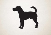 Silhouette hond - Parson Russell Terrier - XS - 25x29cm - Zwart - wanddecoratie