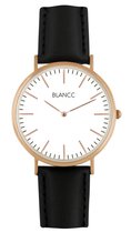 BLANCC Horloge Heren Classic 40mm Zwart Leer