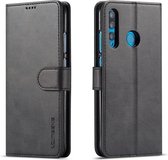 Voor Huawei P Smart Plus (2019) / Honor 10i / 20i / Enjoy 9s / Maimang 8 LC.IMEEKE Kalfsleer Horizontaal Flip Leather Case, met houder & kaartsleuven & portemonnee (zwart)