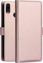 DZGOGO MILO-serie PC + PU horizontale flip lederen tas voor Xiaomi Redmi Note 7, met houder en kaartsleuf en portemonnee (rose goud)