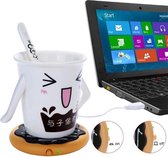 Donutontwerp USB-voedingskabel Desktopmok Bekerwarmer Thee Koffie Drankjes Verwarmingsmatje