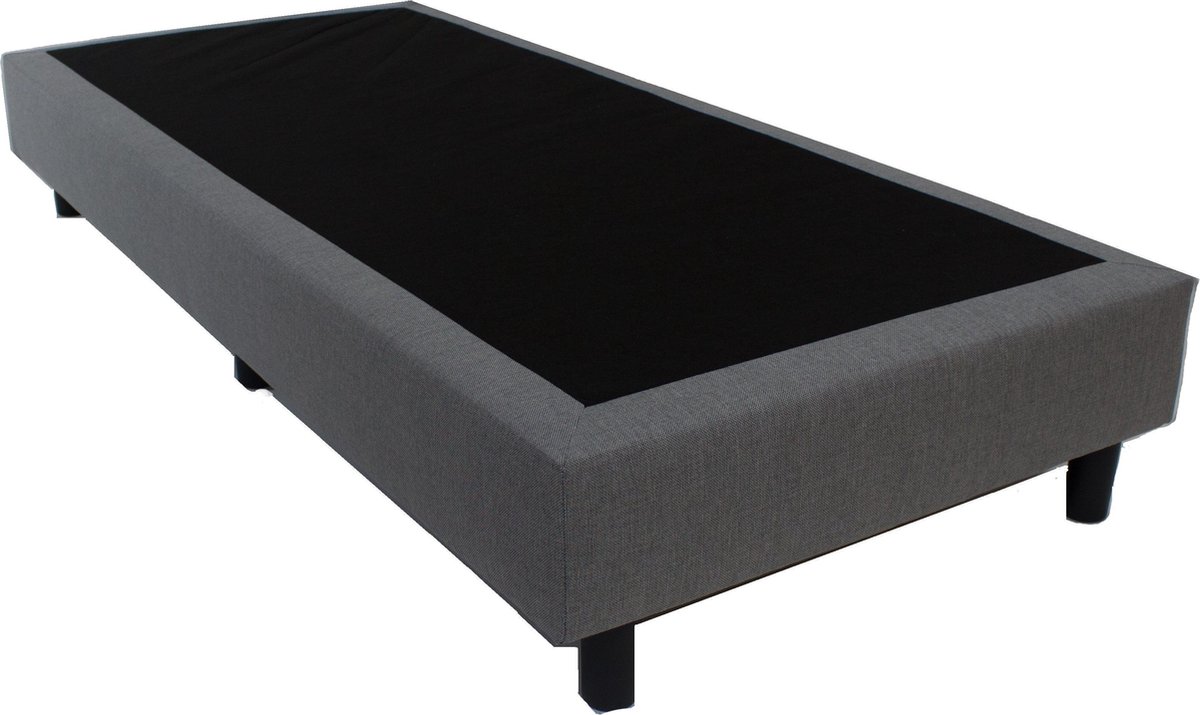 Bed4less Boxspring 70 x 200 cm - Losse Boxspring - Eenpersoons - Antraciet