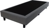 Bedworld Boxspring 70x200 zonder Matras - 1 Persoons Bed - Bonellvering - Grijs