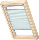 VELUX Origineel Plisségordijn (FHL), Zilveren Kozijn, P06, 406, Soft Blue