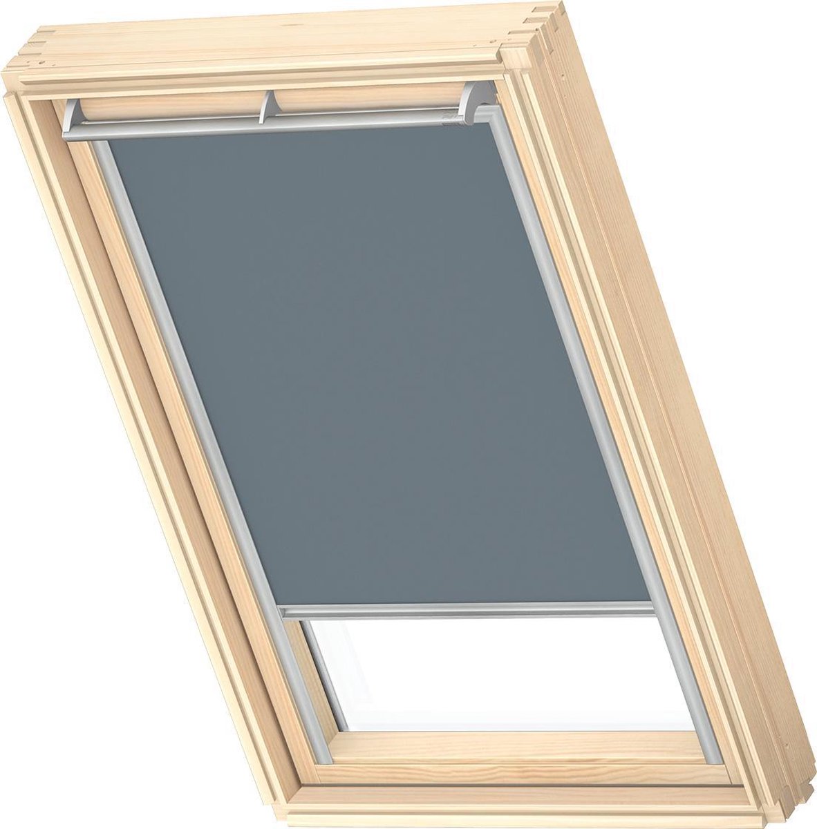VELUX Origineel Verduisterend Rolgordijn (DKL), Zilveren Kozijn, M08, 308, 2, Dark Petrol