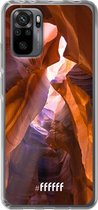 6F hoesje - geschikt voor Xiaomi Redmi Note 10 Pro -  Transparant TPU Case - Sunray Canyon #ffffff