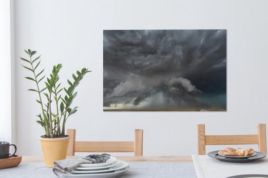 Peintures sur toile - Tornado Chase Texas - 90x60 cm - Décoration murale