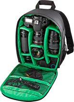INDEPMAN DL-B012 draagbare buitensporten rugzak cameratas Geschikt voor GoPro, SJCAM, Nikon, Canon, Geschikt voor Xiaomi Xiaoyi YI, grootte: 27.5 * 12.5 * 34 cm (groen)