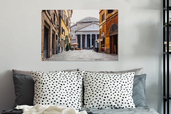 Rose dans la Rome antique 90x60 cm - Tirage photo sur toile (Décoration murale salon / chambre)