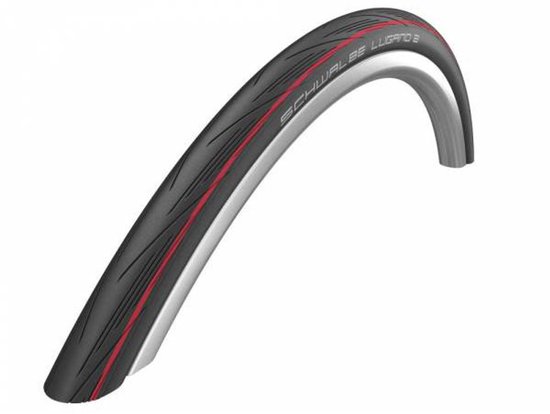 Schwalbe Buitenband Lugano Ii 28 X 1.00 (25-622) Zwart/rood van Schwalbe — afbeelding 3