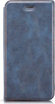 Samsung Galaxy Note 10 Hoesje - Mobigear - Slim Wallet Serie - Kunstlederen Bookcase - Blauw - Hoesje Geschikt Voor Samsung Galaxy Note 10