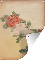 Affiche de jardin Gravure vintage japonaise - 90x120 cm