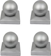 Set of 4 PC's Post Cap Ball 71x71 mm, HDG
