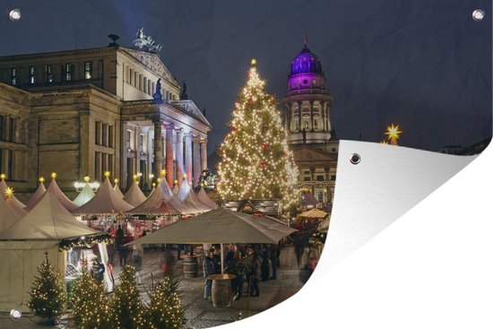 Berlijn - Kerstmarkt - Duitsland - Tuinposter