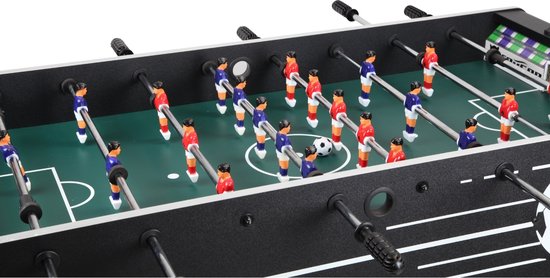 Cougar Jump Shot TS Voetbaltafel Zwart - Tafelvoetbal - Telescopische stangen