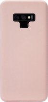 - ADEL Premium Siliconen Back Cover Softcase Hoesje Geschikt voor Samsung Galaxy Note 9 - Lichtroze