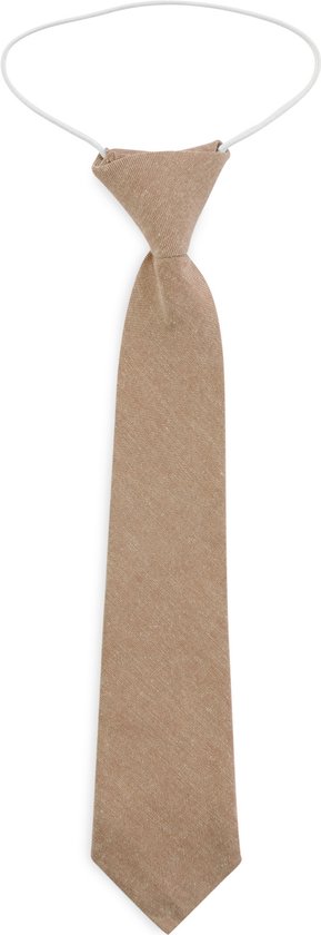 We Love Ties - Stropdassen - Kinderstropdas katoen bruin - lichtbruin