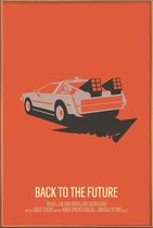 JUNIQE - Poster met kunststof lijst Back to the Future 2 -