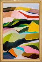 JUNIQE - Poster met houten lijst Tuscany Italian countryside -30x45