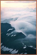 JUNIQE - Poster met kunststof lijst A Curtain of Clouds by @noberson