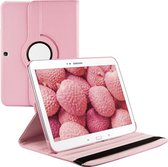 kwmobile hoes voor Samsung Galaxy Tab 3 10.1 P5200/P5210 - 360 graden beschermhoes - poederroze