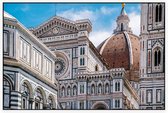 Basiliek van Santa Maria del Fiore in Florence - Foto op Akoestisch paneel - 90 x 60 cm
