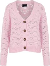 Pieces PCBIBI LS KNIT CARDIGAN NOOS Pastel Lavender Dames Vest - Maat L