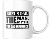 Vaderdag Mok Bonus dad. The Man. The Myth. The bad influence