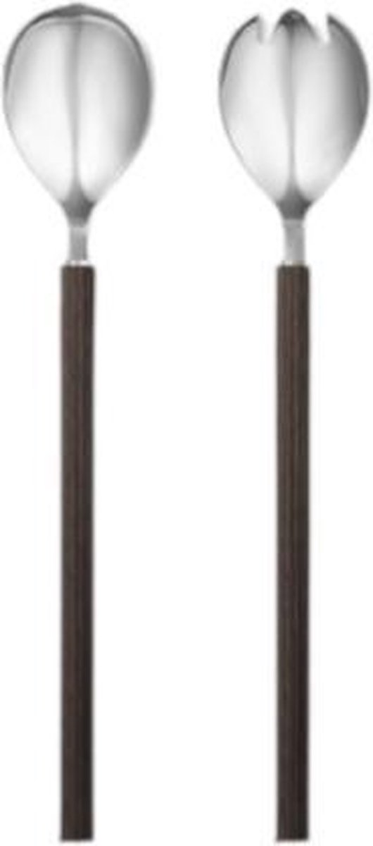 Georg Jensen Saladebestek Bernadotte - Black Oak