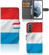Flip Cover Geschikt voor Samsung Galaxy S21 FE Telefoon Hoesje Luxemburg