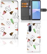 Telefoonhoesje Sony Xperia 10 III Flip Cover IJsjes