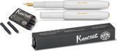 Kaweco Vulpen Sport Classic WIT (EXTRA FINE) met extra doosje vullingen