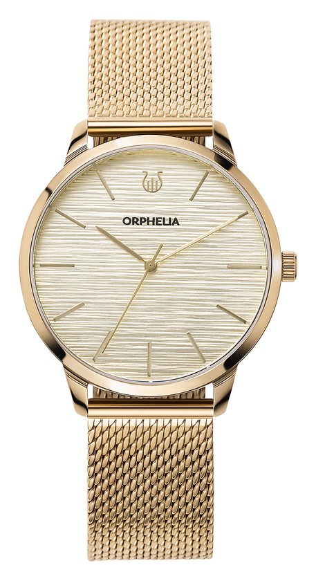 Orphelia Mens Analogue Watch Winston Gold Stainless steel
