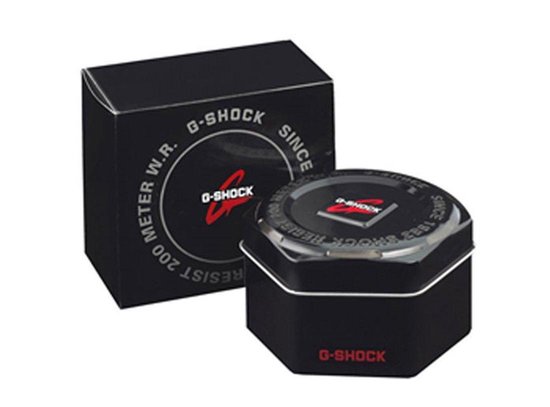 Zwarte G-Shock horlogebox met doos.