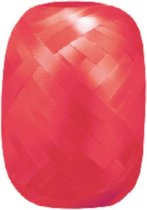 Wefiesta - Cadeaulint - 20 M x 5 MM - Polyester - Rood