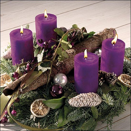 Ambiente, Advent Wreath papieren servetten