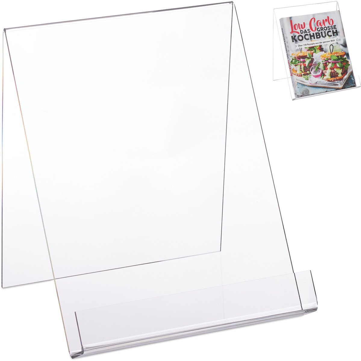 Boekenstandaard A4 - kunststof