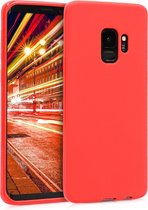 kwmobile telefoonhoesje voor Samsung Galaxy S9 - Hoesje voor smartphone - Back cover in mat rood