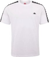 Kappa Ilyas T-Shirt 309001-11-0601, Mannen, Wit, T-shirt, maat: S